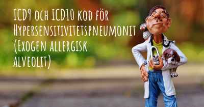 ICD9 och ICD10 kod för Hypersensitivitetspneumonit (Exogen allergisk alveolit)