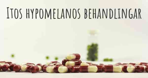 Itos hypomelanos behandlingar