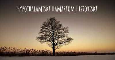 Hypothalamiskt hamartom historiskt