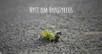 Nytt om Hypotyreos