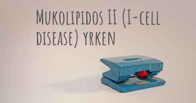 Mukolipidos II (I-cell disease) yrken