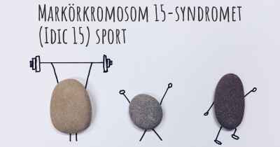 Markörkromosom 15-syndromet (Idic 15) sport
