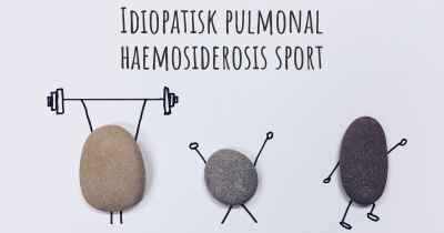 Idiopatisk pulmonal haemosiderosis sport