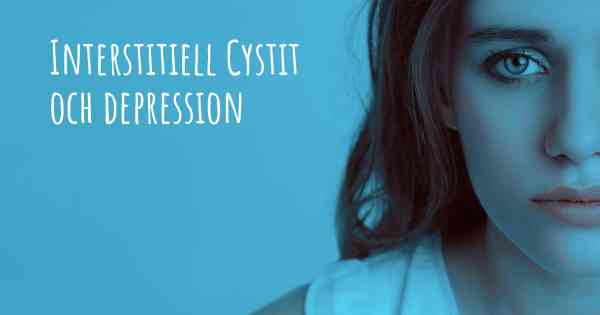 Interstitiell Cystit och depression