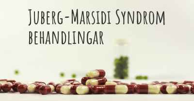Juberg-Marsidi Syndrom behandlingar