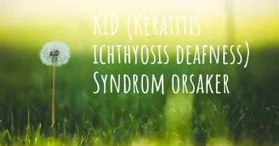 KID (Keratitis ichthyosis deafness) Syndrom orsaker