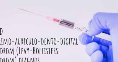 LADD Lacrimo-auriculo-dento-digital syndrom (Levy-Hollisters syndrom) diagnos