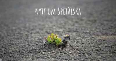 Nytt om Spetälska