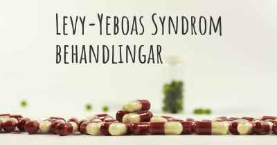Levy-Yeboas Syndrom behandlingar