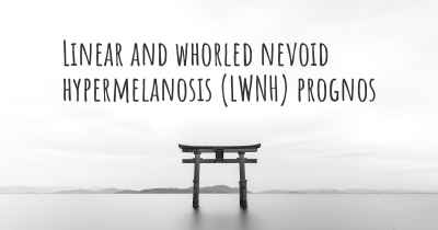 Linear and whorled nevoid hypermelanosis (LWNH) prognos