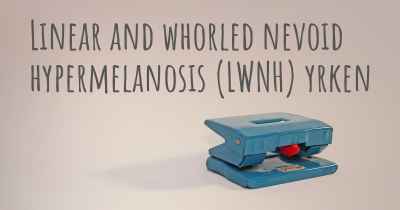 Linear and whorled nevoid hypermelanosis (LWNH) yrken