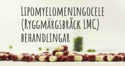 Lipomyelomeningocele (Ryggmärgsbråck LMC) behandlingar