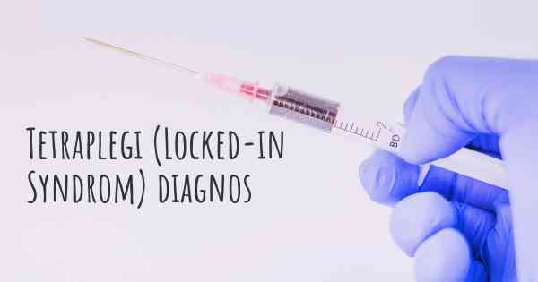 Tetraplegi (Locked-in Syndrom) diagnos