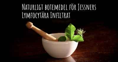 Naturligt botemedel för Jessners Lymfocytära Infiltrat
