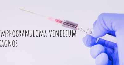 Lymphogranuloma venereum diagnos