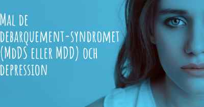 Mal de debarquement-syndromet (MdDS eller MDD) och depression