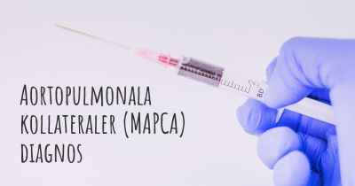 Aortopulmonala kollateraler (MAPCA) diagnos