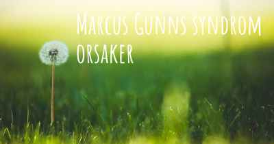 Marcus Gunns syndrom orsaker