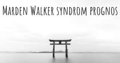 Marden Walker syndrom prognos