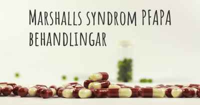 Marshalls syndrom PFAPA behandlingar