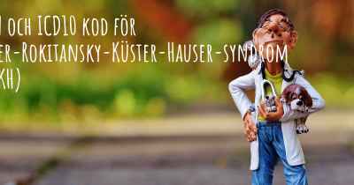 ICD9 och ICD10 kod för Mayer-Rokitansky-Küster-Hauser-syndrom (MRKH)