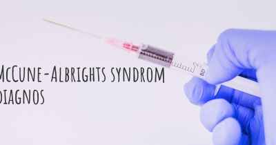 McCune-Albrights syndrom diagnos