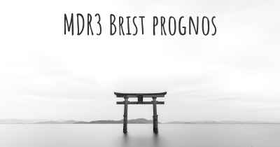 MDR3 Brist prognos