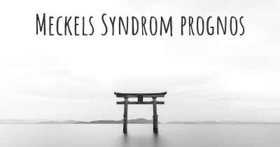 Meckels Syndrom prognos