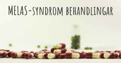 MELAS-syndrom behandlingar