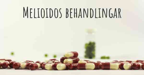 Melioidos behandlingar