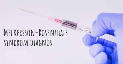 Melkersson-Rosenthals syndrom diagnos