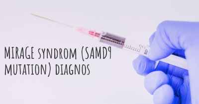 MIRAGE syndrom (SAMD9 mutation) diagnos