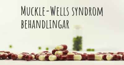 Muckle-Wells syndrom behandlingar