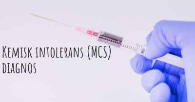 Kemisk intolerans (MCS) diagnos