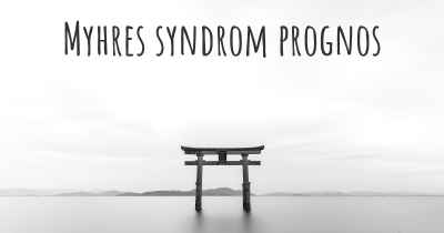 Myhres syndrom prognos