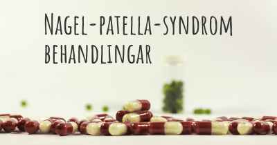Nagel-patella-syndrom behandlingar