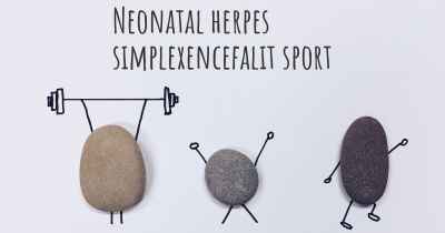 Neonatal herpes simplexencefalit sport