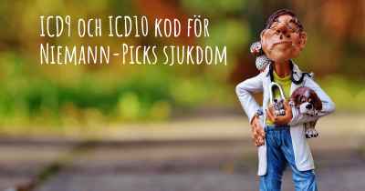 ICD9 och ICD10 kod för Niemann-Picks sjukdom