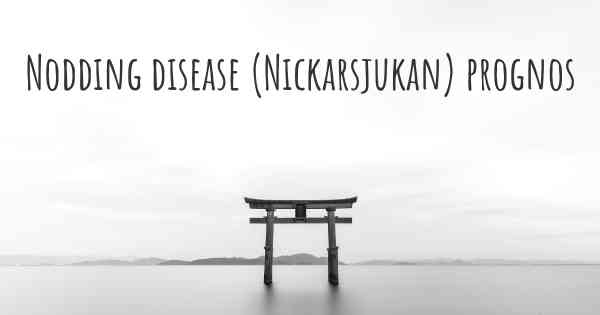 Nodding disease (Nickarsjukan) prognos