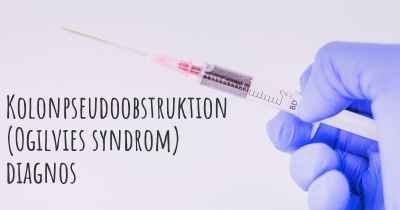 Kolonpseudoobstruktion (Ogilvies syndrom) diagnos