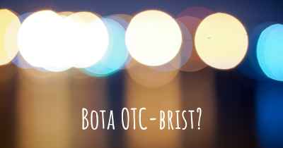 Bota OTC-brist?