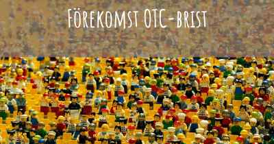 Förekomst OTC-brist