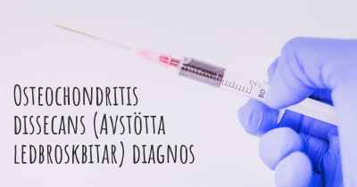 Osteochondritis dissecans (Avstötta ledbroskbitar) diagnos