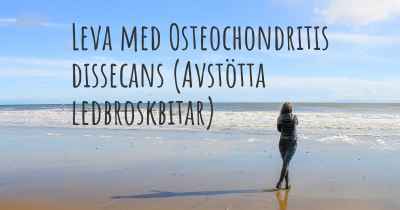 Leva med Osteochondritis dissecans (Avstötta ledbroskbitar)