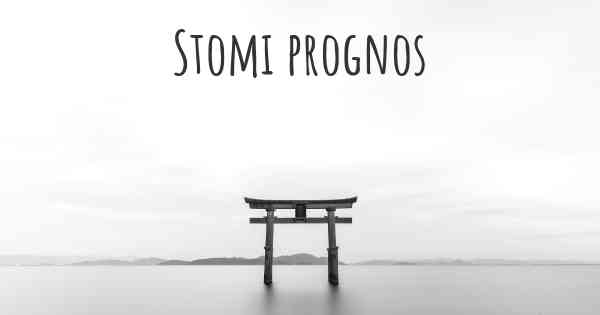 Stomi prognos