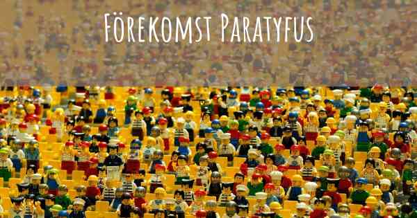 Förekomst Paratyfus