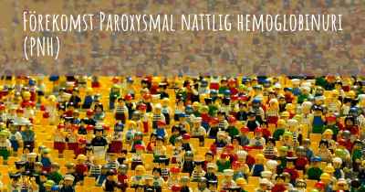 Förekomst Paroxysmal nattlig hemoglobinuri (PNH)