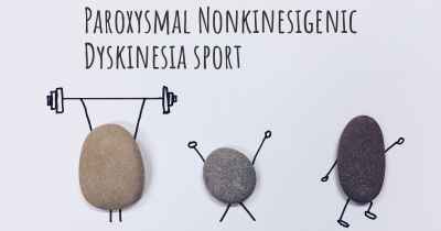 Paroxysmal Nonkinesigenic Dyskinesia sport