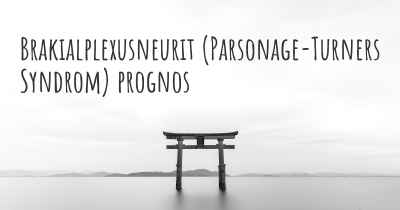 Brakialplexusneurit (Parsonage-Turners Syndrom) prognos