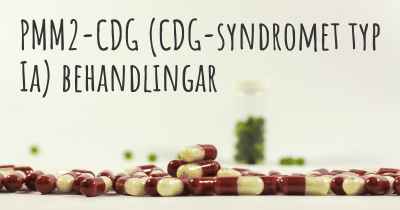 PMM2-CDG (CDG-syndromet typ Ia) behandlingar
